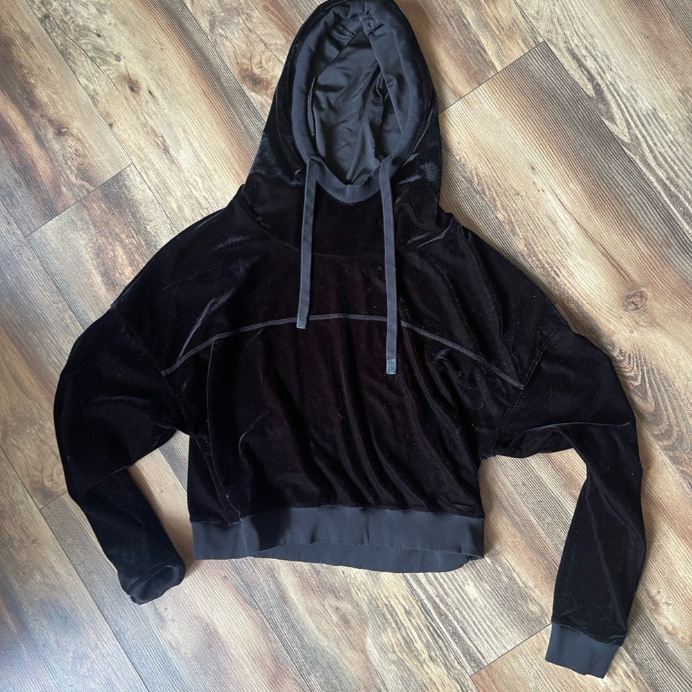 Black Velvet Hoodie
